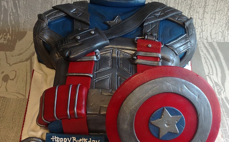Captain America Novelty Cakes from £250