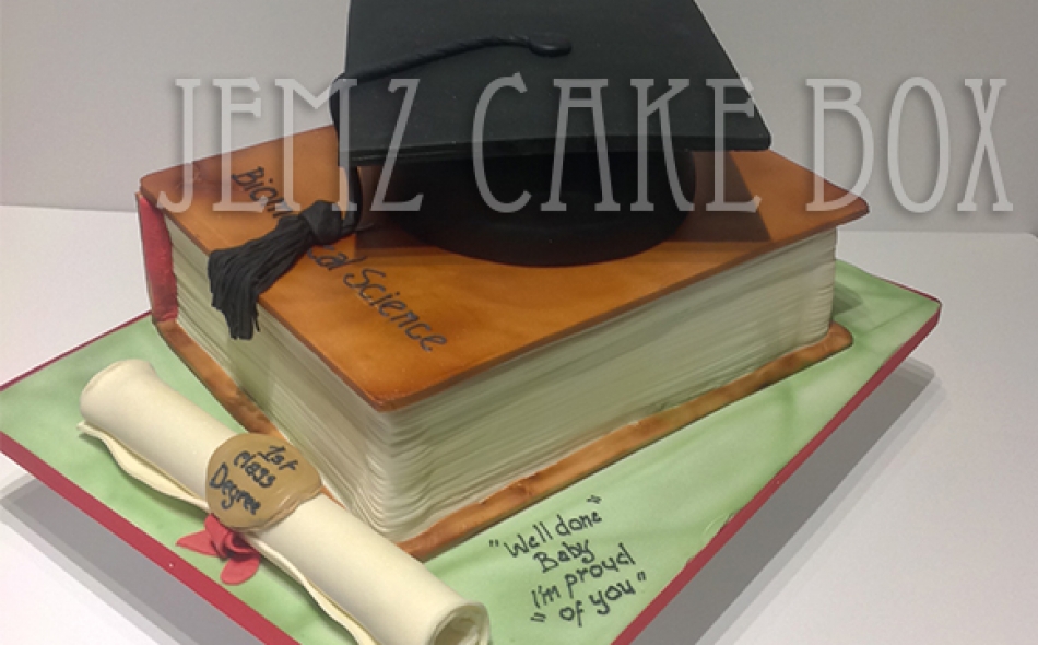 Graduation Book Cake Starting from £350 feeds 60+
