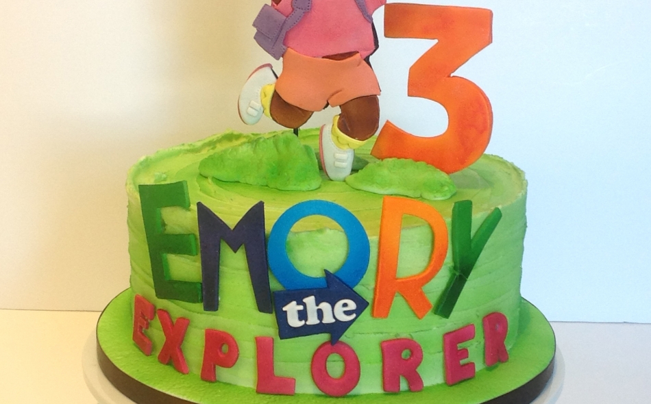 Dora the Explora Buttercream Celebration Cake £75