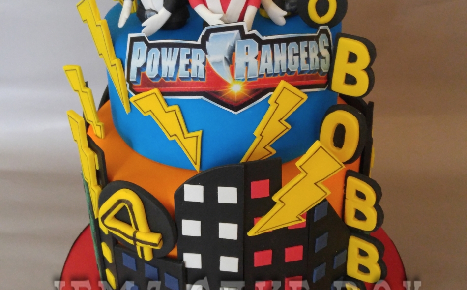 Power Ranger Ceration Cake