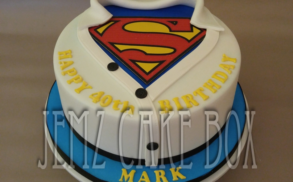 Superhero Basic Celebration Cake
