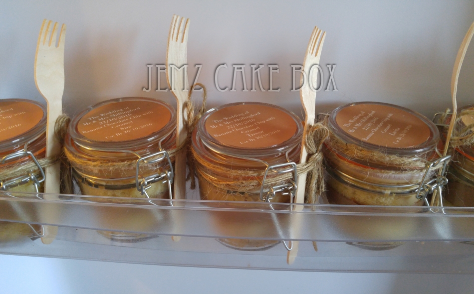 Cakes In A Jar Banana Choc Chip With Caramel