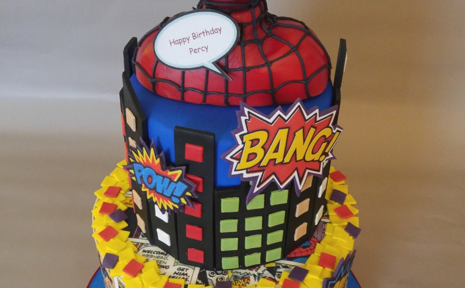 #Spidermancake #marvelcakes #ComicCake