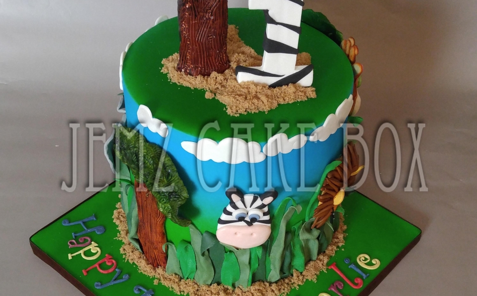 Animal Themed Celebration Cake