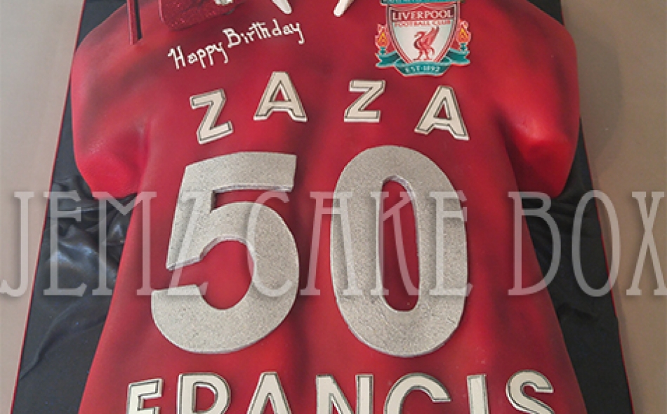 Liverpool Football Shirt From £175 - Novelty Cake