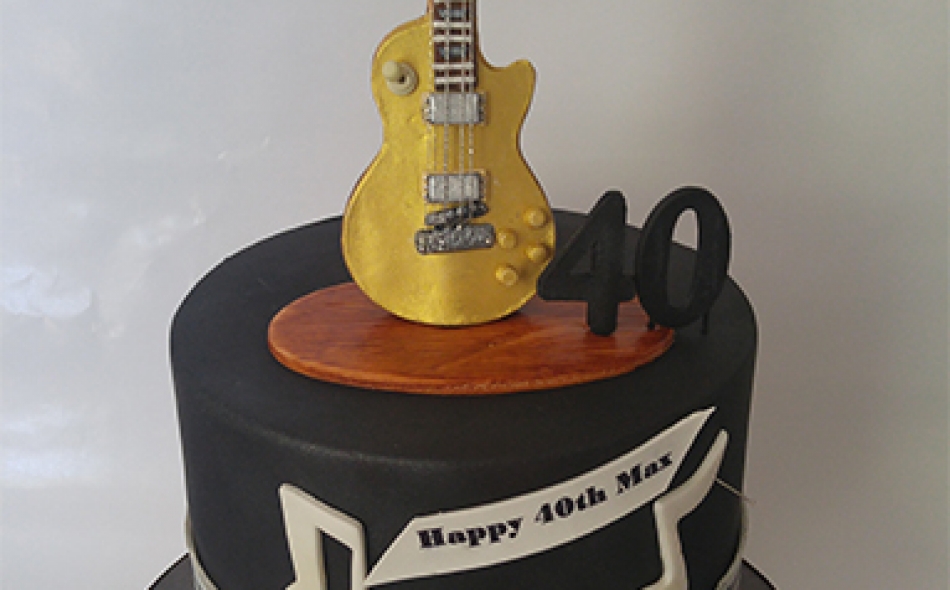Guitar Cake Celebration Cake