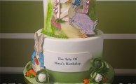 Jemima Puddle Duck Hand Painted Celebration Cake From £195