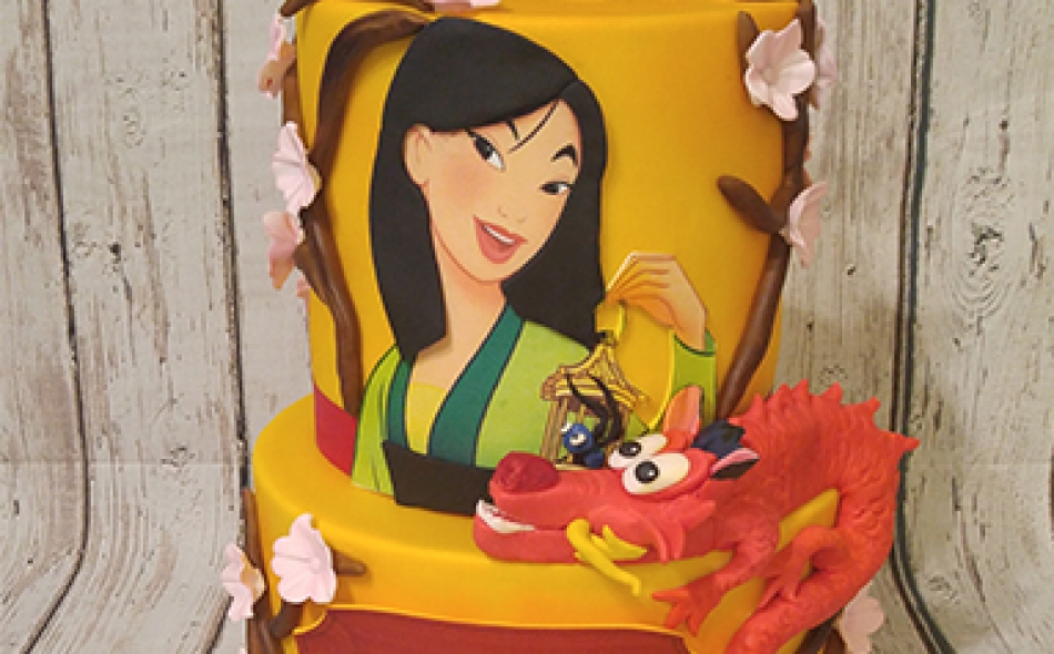 Mulan Celebration Cake from