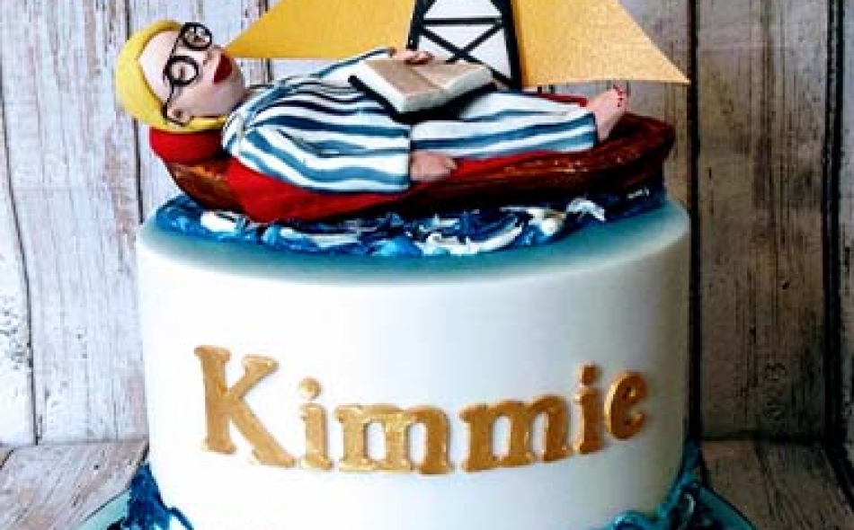 Boat Theme Celebration Cake