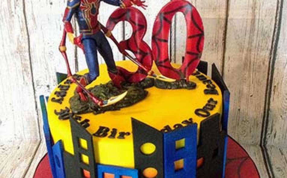 Spiderman Celebration Cake
