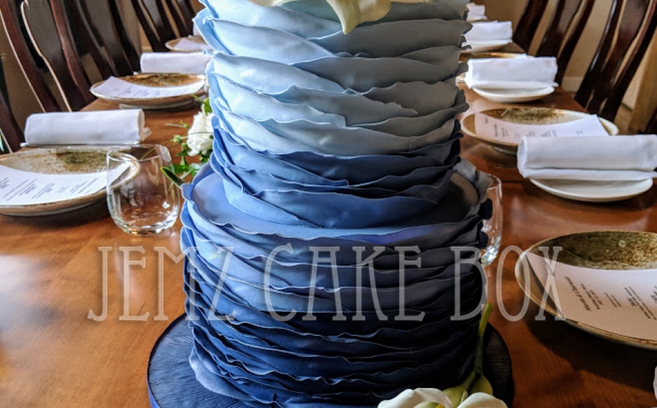 Blue Ombre Wedding from £300