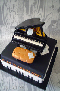 Grand Piano Basic Celebration Cake from £135