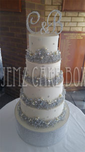Crystallized Bling Wedding Cake from £899