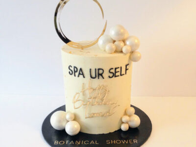 Corperate Botanical Shower Cake