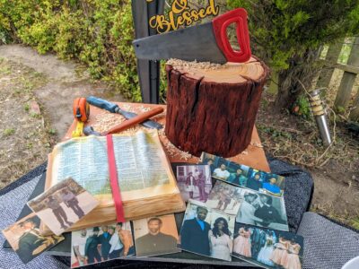 Novelty Dad Carpenter cake 2